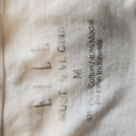 ELLE "Must Have" Off-White Lace Trim Cami – Size M - Picture 7 of 7